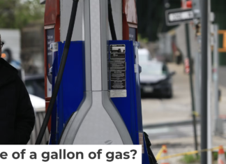 Gas prices were well over $4 a gallon on April 28, 2026, in Brooklyn, N.Y. Spencer Platt/Getty Images